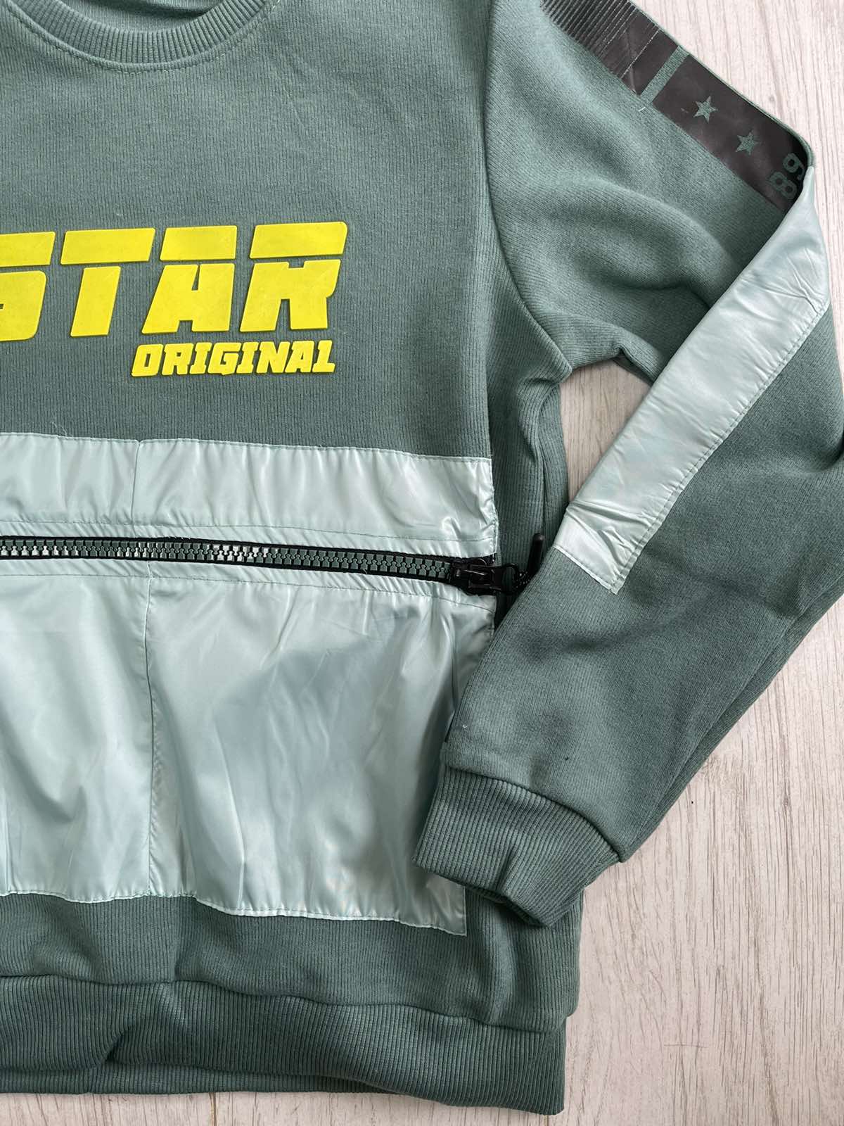 Світшот на флісі - сірий, 140 Світшот на флісі - сірий, 140